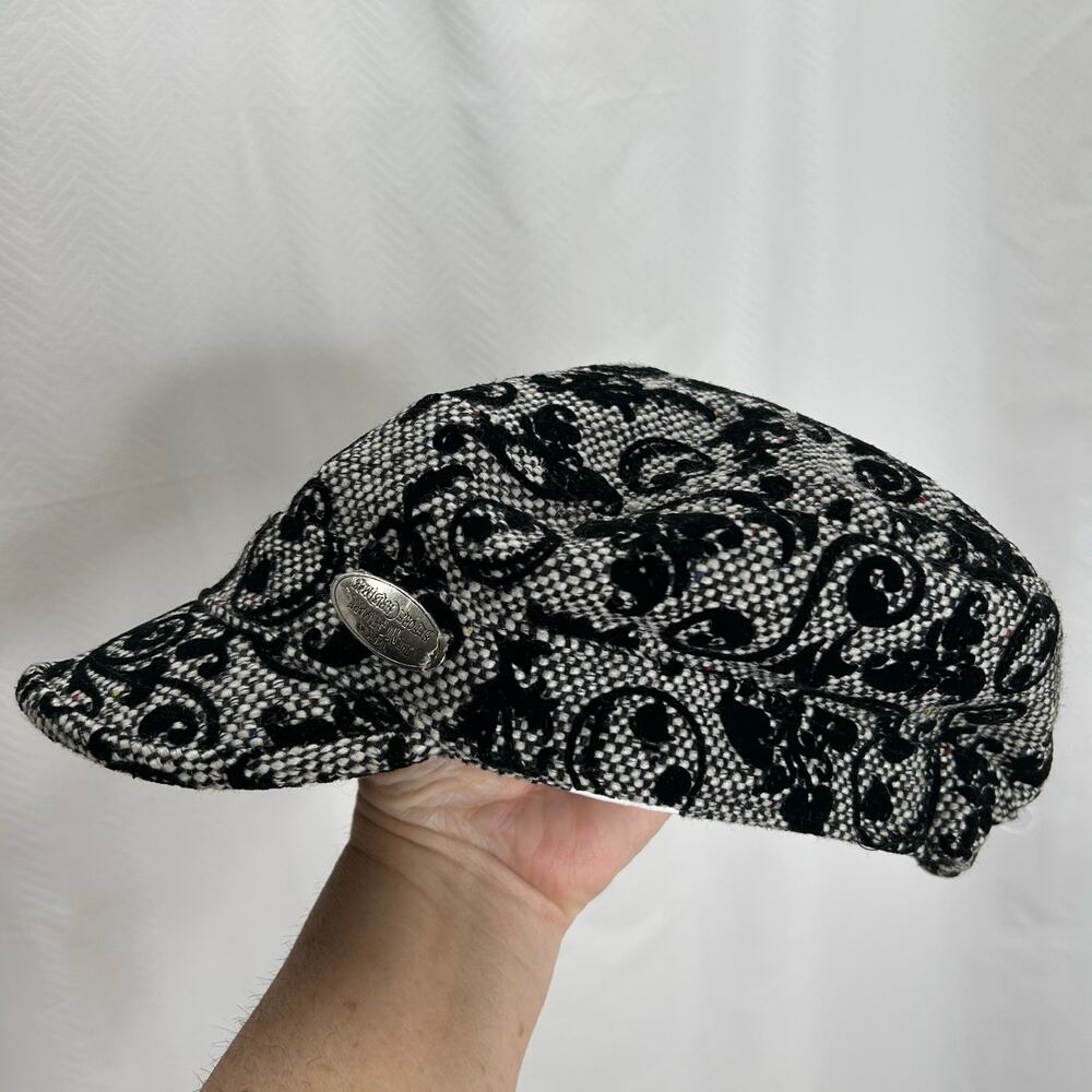 Disney Nightmare Before Christmas hat gray and black Jack Skellington